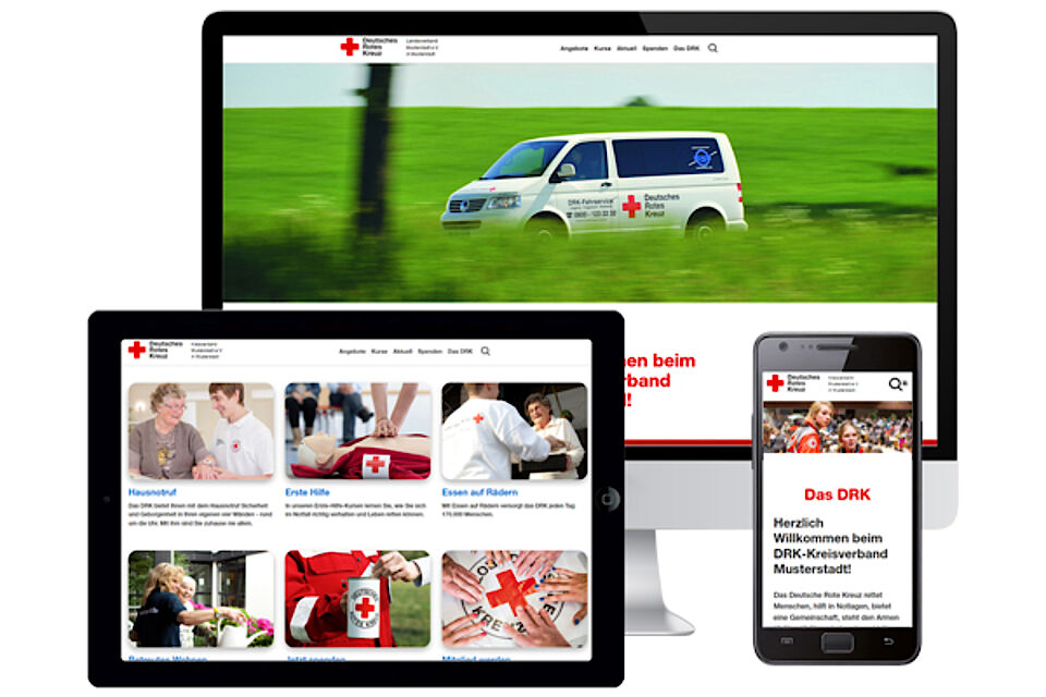 DRK-Mustervorlagen in TYPO3 Version 12.4 DRK-Mustervorlagen in TYPO3 Version 12.4